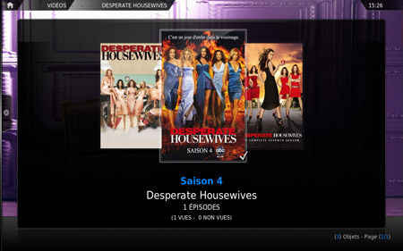 Gestion de vos séries TV avec le lecteur Multimédia XBMC