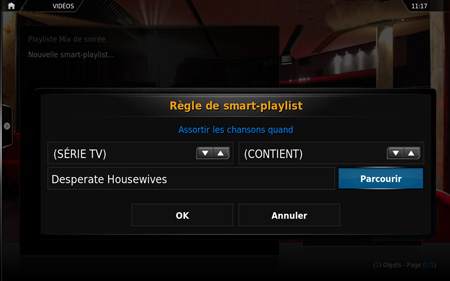 Créez des playlists de vos épisodes préférés