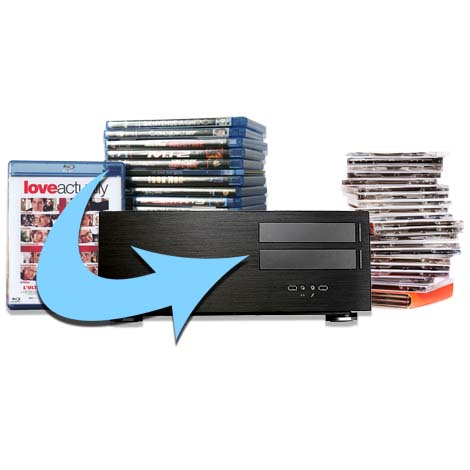 Sauvegarde et rip de film dvd et blu-ray sur un serveur multiroom audio et vidéo