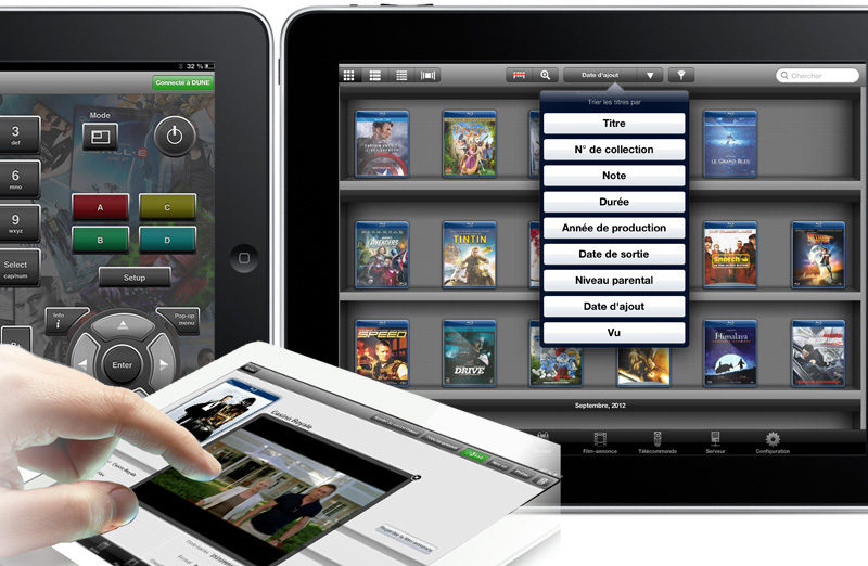 Toute votre filmothèque sur votre iPad ou votre tablette Android
